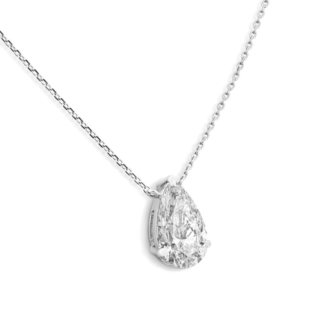 Solitaire Drop Necklace