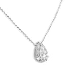 Solitaire Drop Necklace